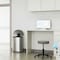 Hls Commercial 13 gal Half-Round Indoor Metal Can, Silver, Step Pedal, Stainless Steel, 19 in HLSS13DFR - alternate 3